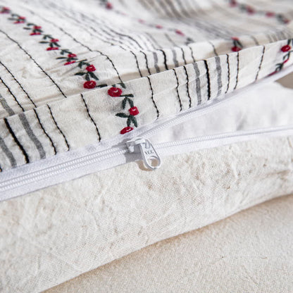 Ensemble de literie en coton brodé Ownkoti Fairycore (3 pièces) - image 7