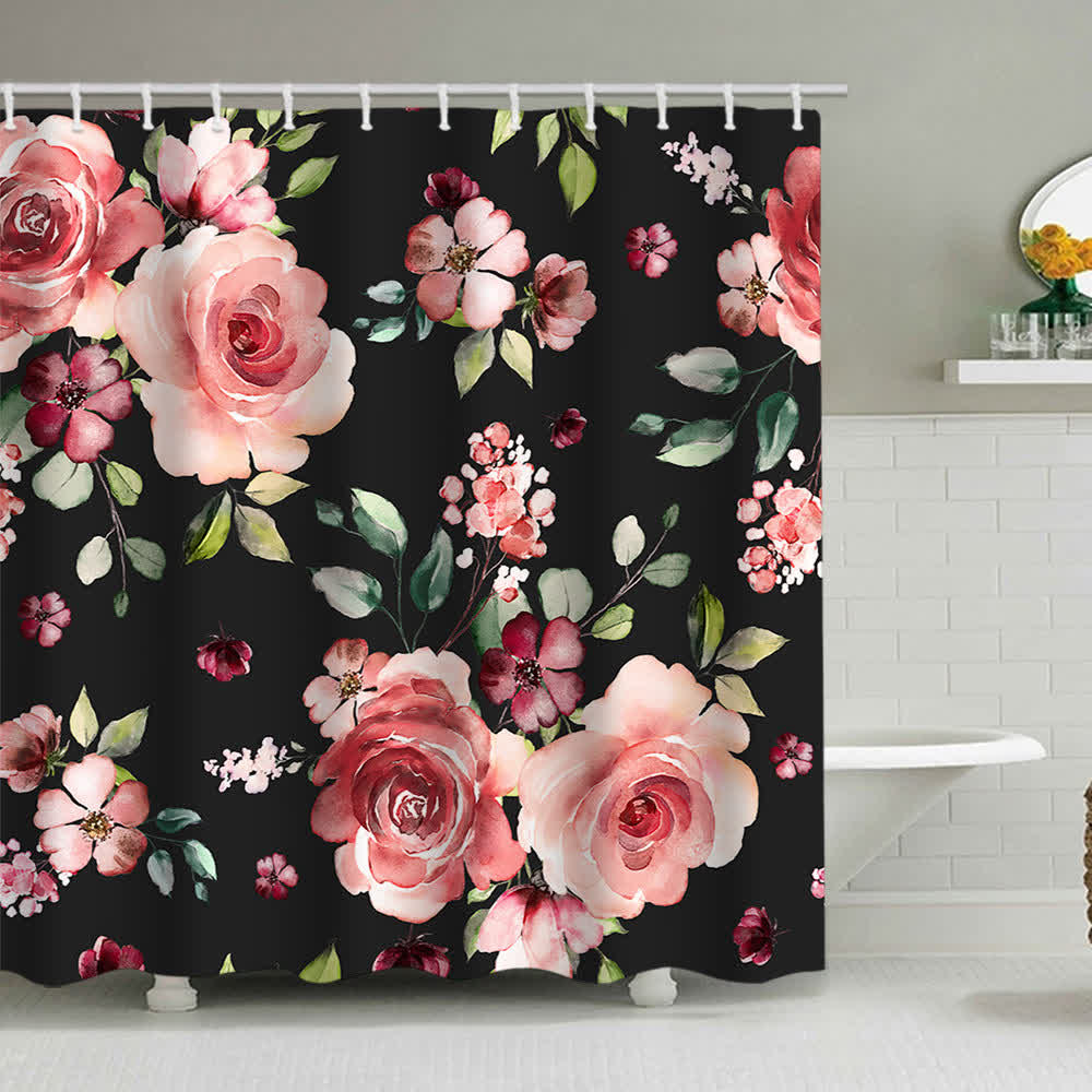 Rideau de douche luxueux à motif floral - F - 180 cm x 230 cm - image 5