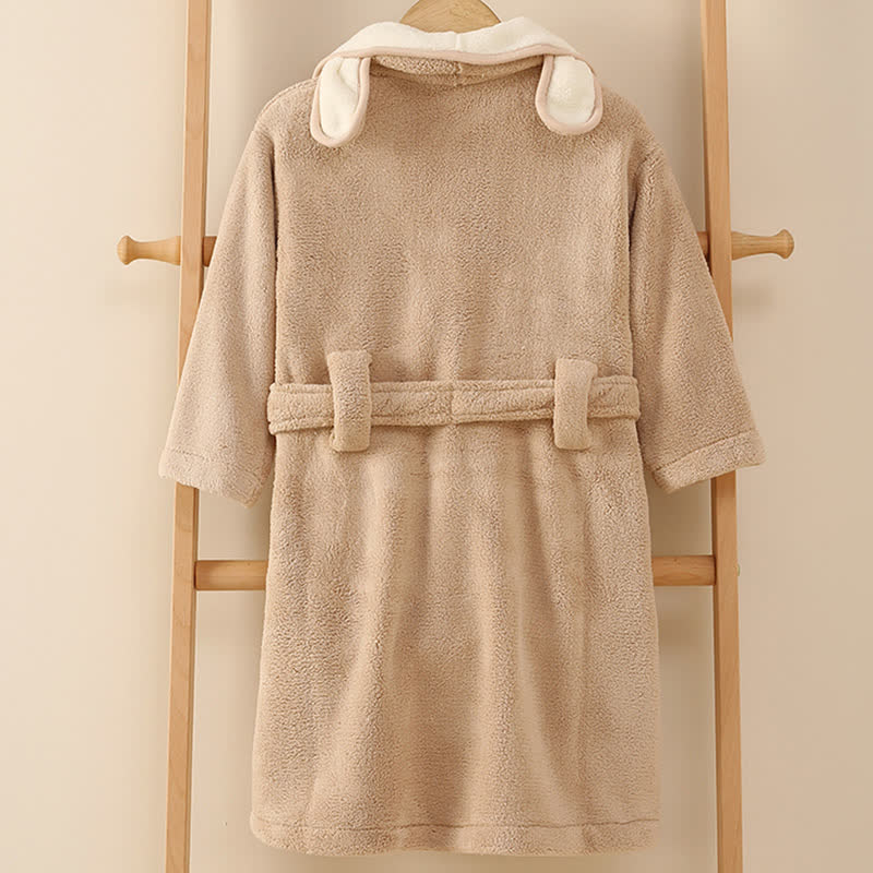 Peignoirs assortis pour toute la famille, en peluche unie. - image 17