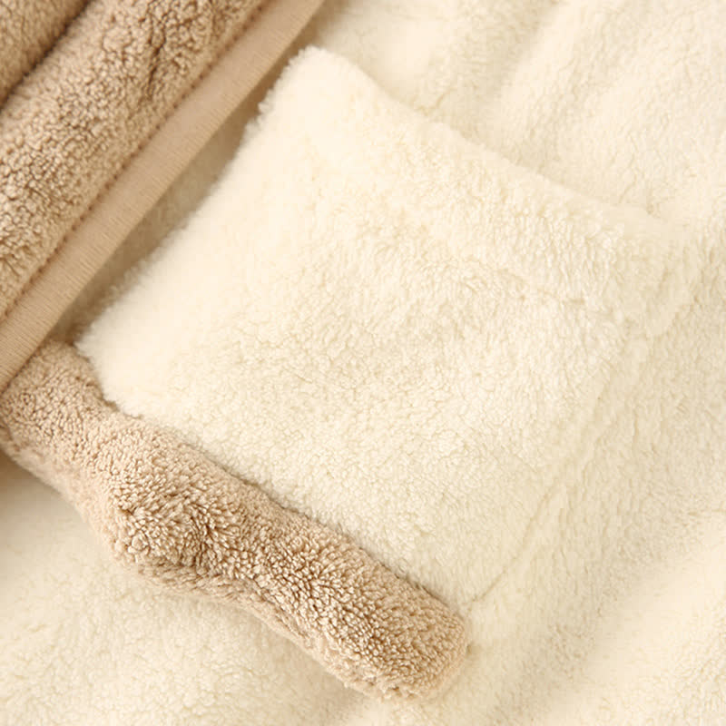 Peignoirs assortis pour toute la famille, en peluche unie. - image 9