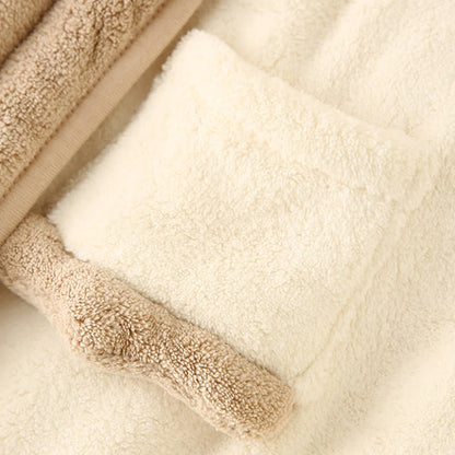 Peignoirs assortis pour toute la famille, en peluche unie. - image 9