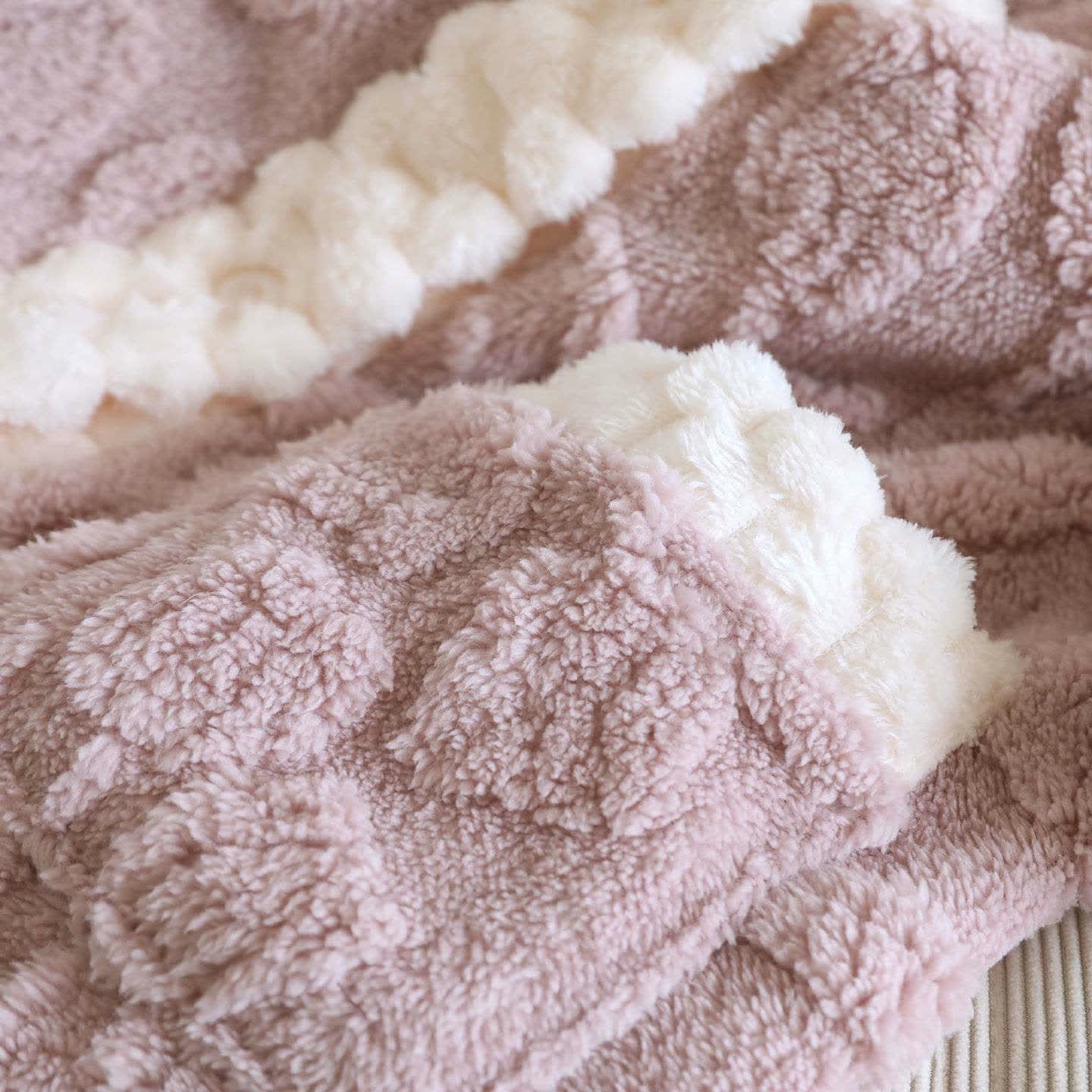 Chemise de nuit en forme de tulipe avec patte de boutonnage en peluche texturée - image 8