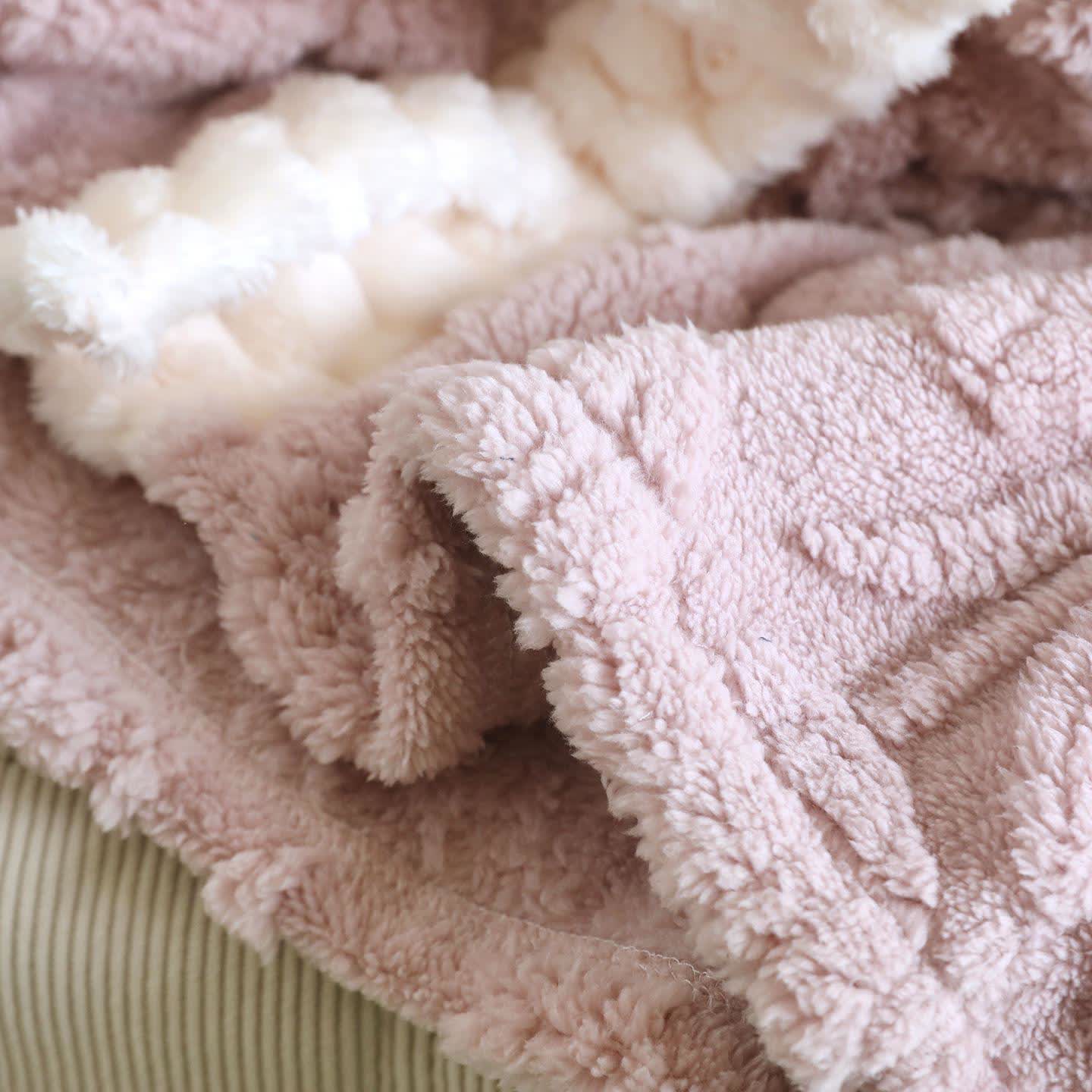 Chemise de nuit en forme de tulipe avec patte de boutonnage en peluche texturée - image 9