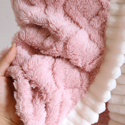 Chemise de nuit avec patte de boutonnage en peluche en forme de losange - image 12