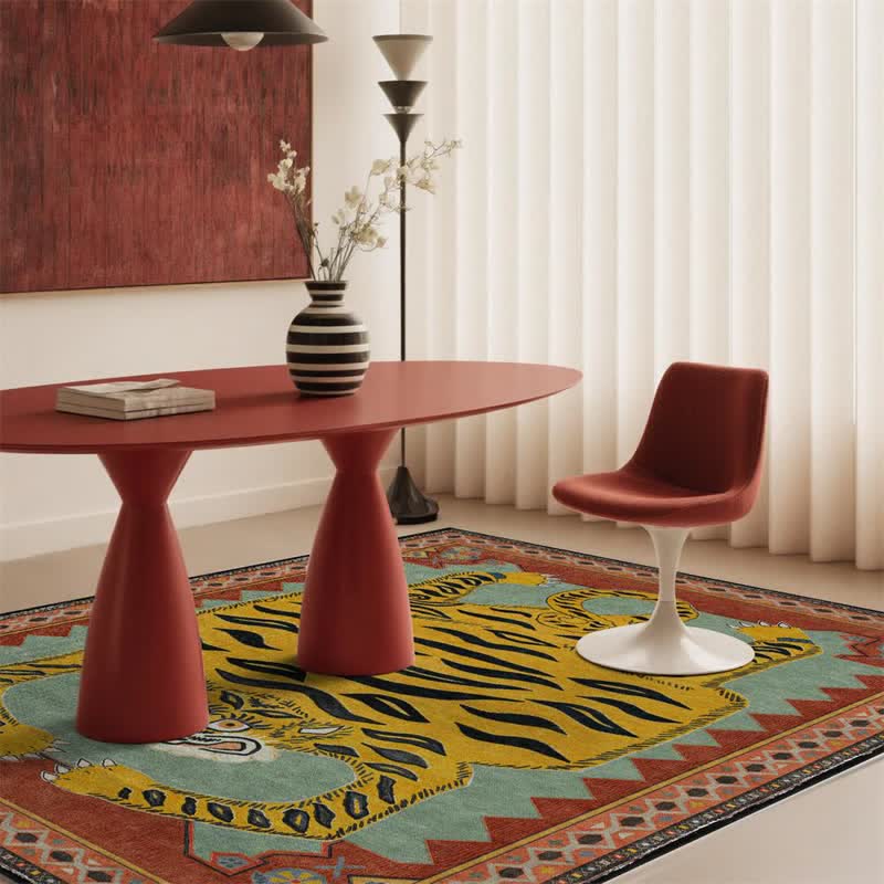 Tapis rectangulaire pliable Ownkoti Tigre du Tibet - image 2