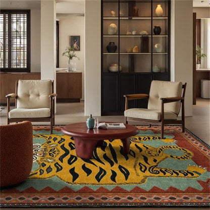 Tapis rectangulaire pliable Ownkoti Tigre du Tibet - image 1