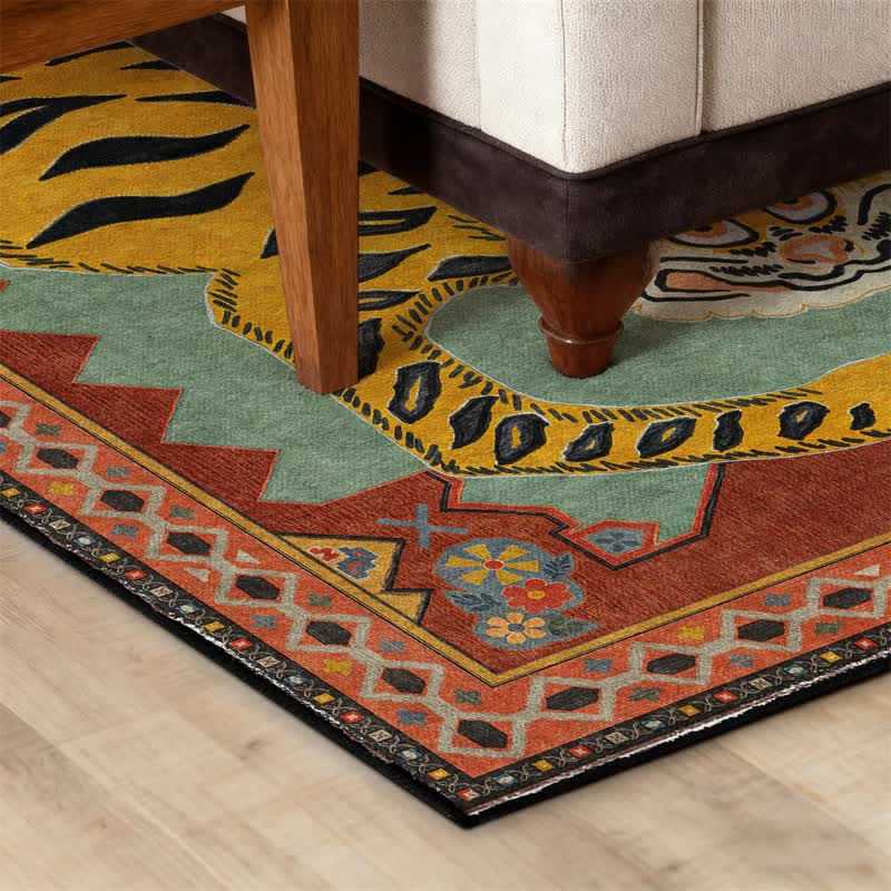Tapis rectangulaire pliable Ownkoti Tigre du Tibet - image 3
