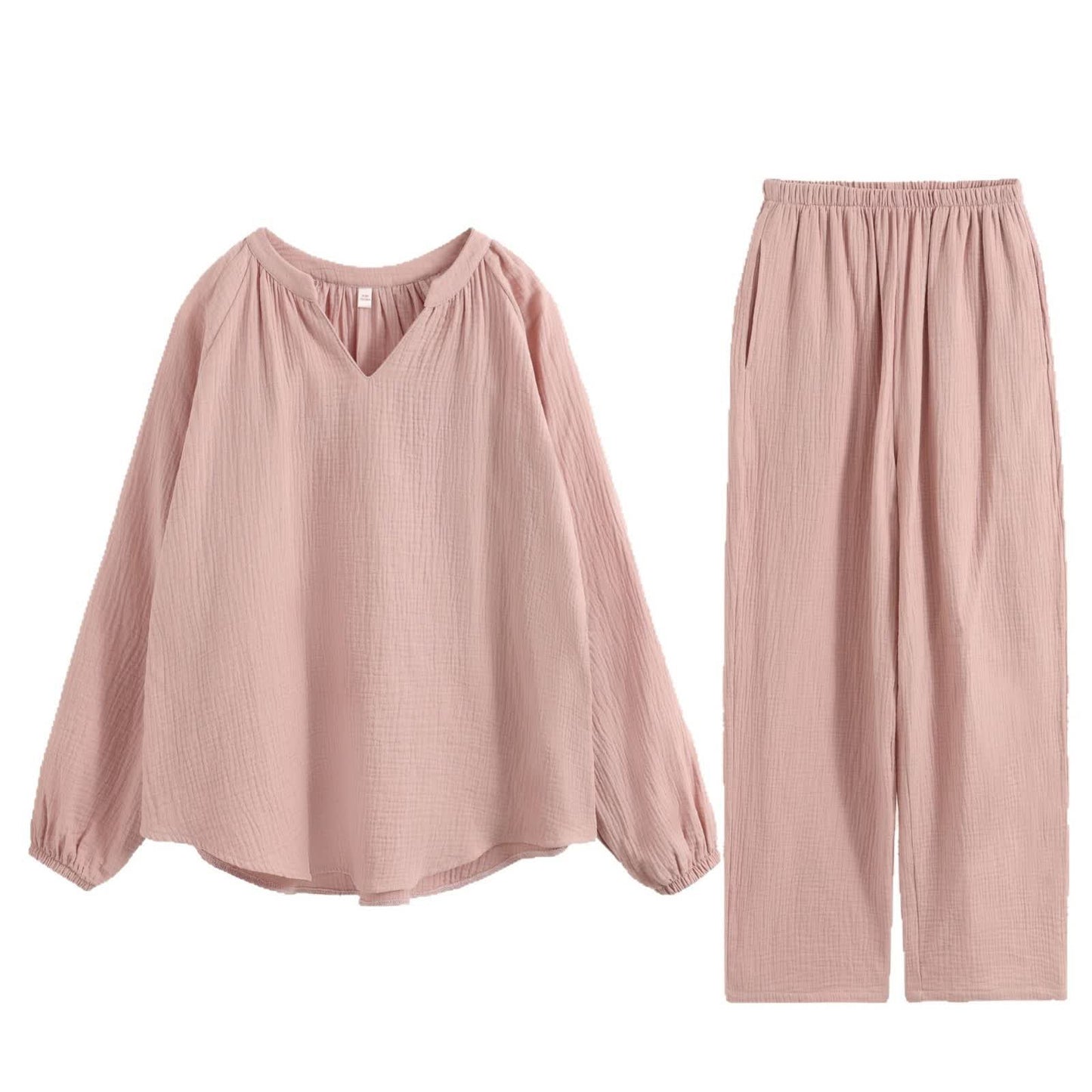 Ensemble minimaliste de vêtements d'intérieur en coton à col en V - image 7