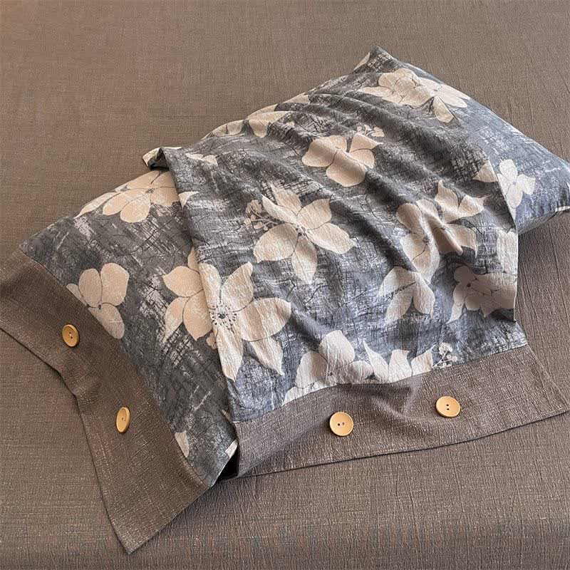 Ensemble de literie Lily Linen Button (4 pièces) - image 3