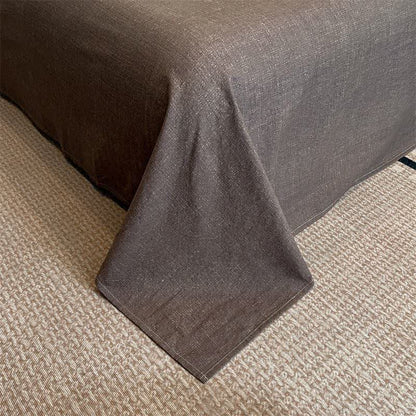 Ensemble de literie à motifs floraux et boutons (4 pièces) - image 4