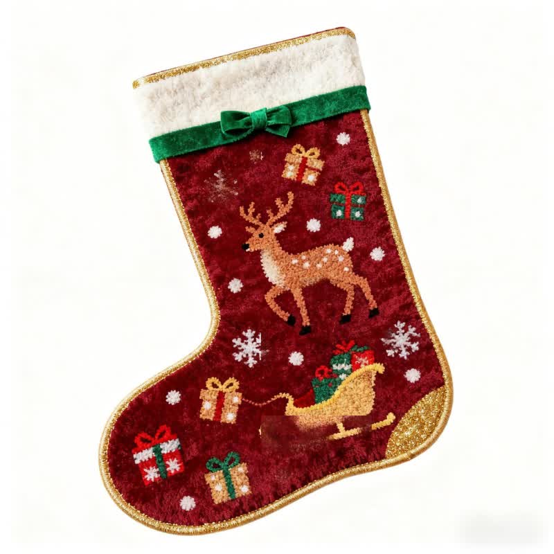 Tapis en forme de chaussette de Noël - image 4