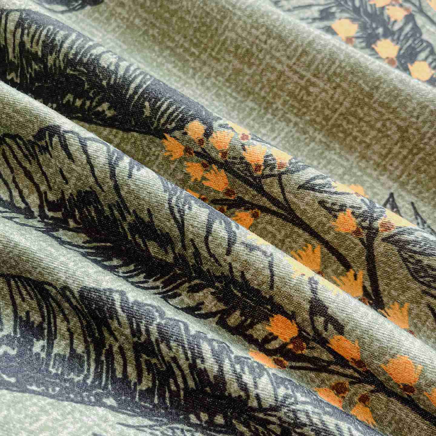 Couvre-lit en coton brossé à motif botanique de baies - image 5