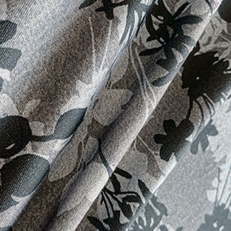 Drap-housse/couvre-lit en coton brossé à motif floral vintage - image 2