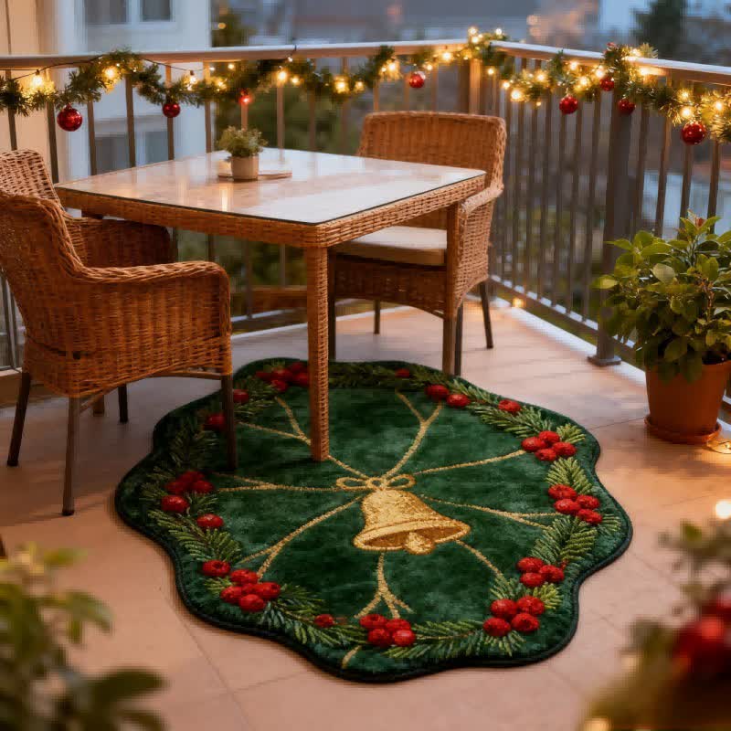 Tapis de Noël en forme de feuille de lotus - image 2