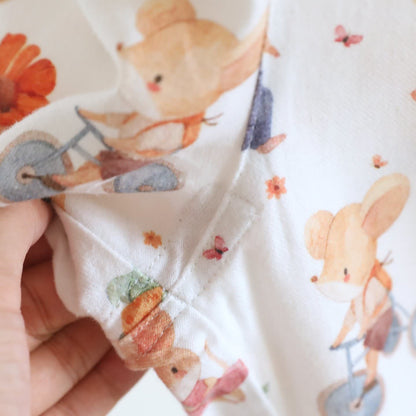 Ensemble de vêtements d'intérieur en coton brossé à motifs d'animaux de dessin animé - image 11