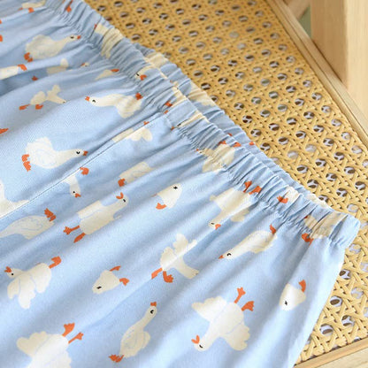 Ensemble de vêtements d'intérieur en coton brossé de Goose - image 8