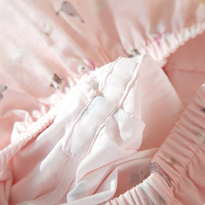 Ensemble de détente adorable en coton brossé à motifs de chiens et de chats - image 9