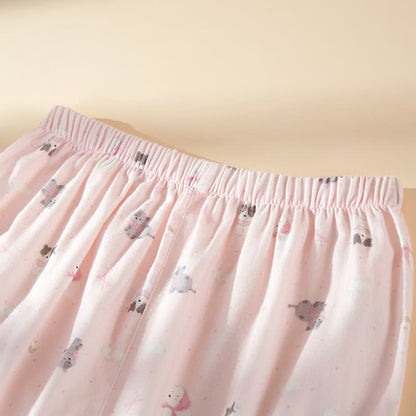 Ensemble de détente adorable en coton brossé à motifs de chiens et de chats - image 6