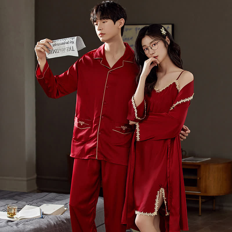 Ensemble de nuit pour partenaire en dentelle - image 0