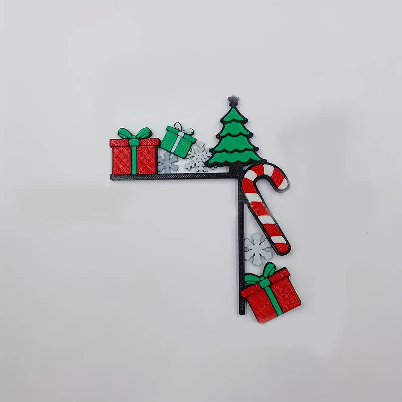 Cadeau pour sapin de Noël, décoration de cadre de porte - image 6