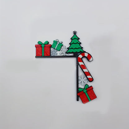 Cadeau pour sapin de Noël, décoration de cadre de porte - image 6