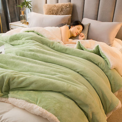 Housse de couette/couverture Sherpa unie - image 9