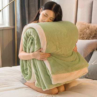 Housse de couette/couverture Sherpa unie - image 12