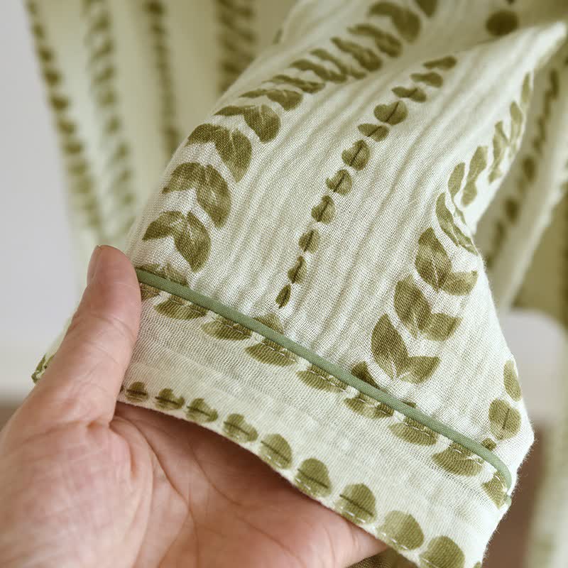 Ensemble de vêtements d'intérieur en coton à rayures - image 7