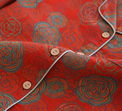 Ensemble de vêtements d'intérieur Camélia en pur coton - image 5