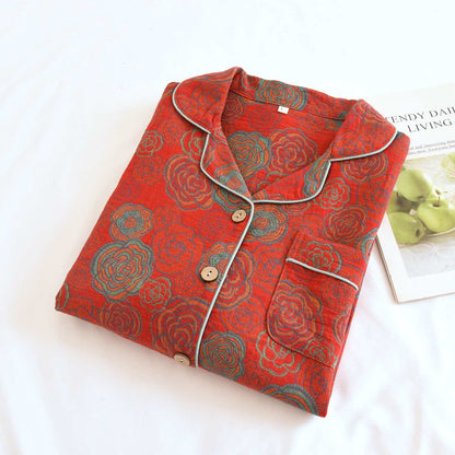 Ensemble de vêtements d'intérieur Camélia en pur coton - image 1