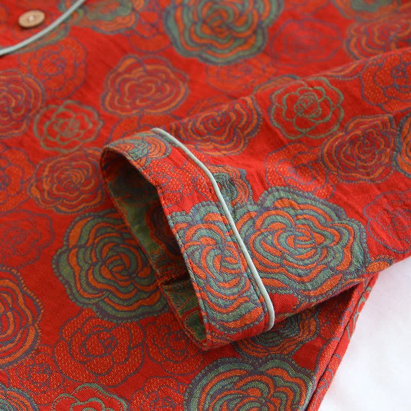 Ensemble de vêtements d'intérieur Camélia en pur coton - image 7