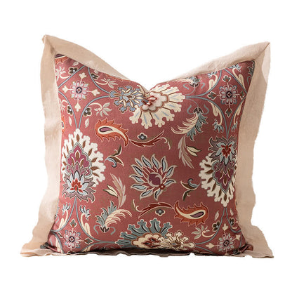 Taie d'oreiller vintage à ourlet relevé - C - 45 cm x 45 cm - image 10