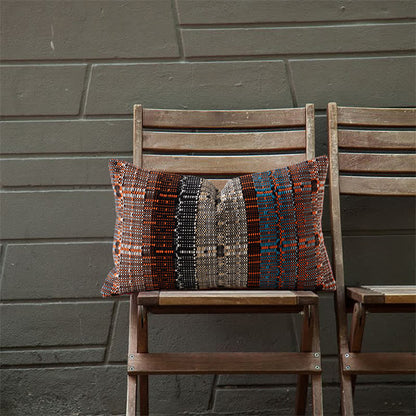 Housse de coussin faite à la main en fil de coton tissé - image 7
