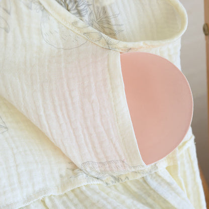 Ensemble pyjama en coton à imprimé feuilles, composé d'un débardeur et d'un sous-vêtement en coton. - image 8
