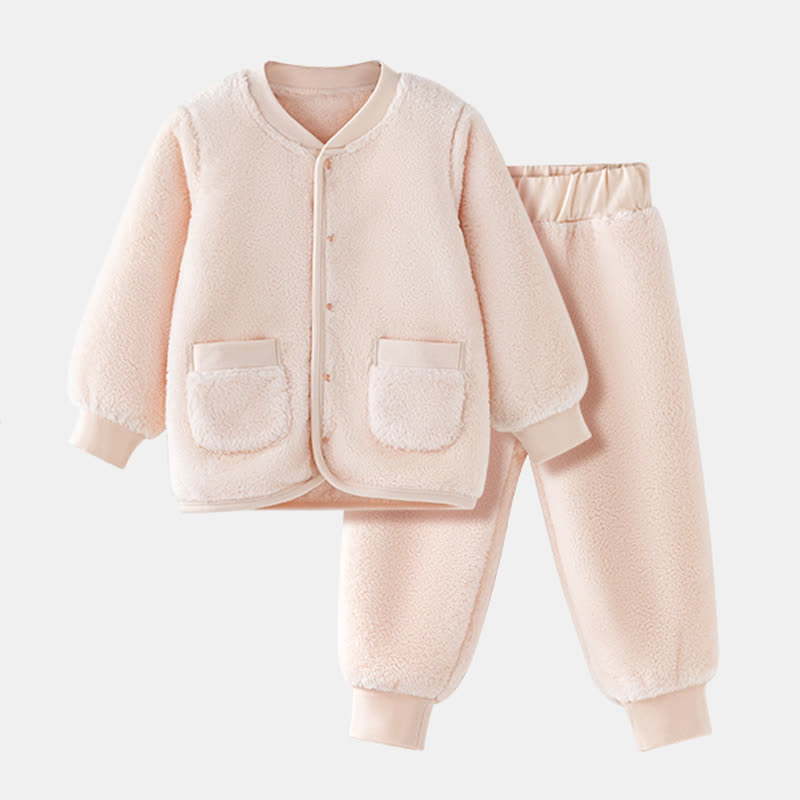 Peignoir bébé en peluche unie - Blanc - vêtements d'intérieur - Enfant : 130 cm - image 7