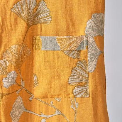 Peignoir kimono en gaze de coton et ginkgo - image 54