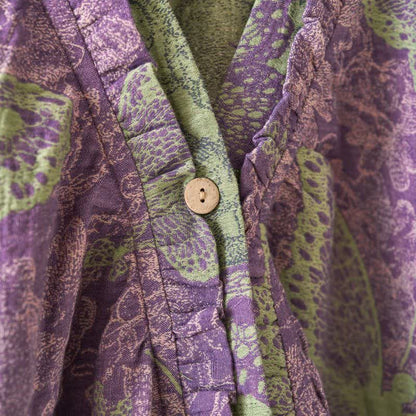 Chemise de nuit élégante en coton à volants papillon - image 5