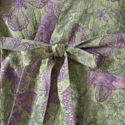 Peignoir de style kimono onirique en gaze de coton à motif papillon - image 7