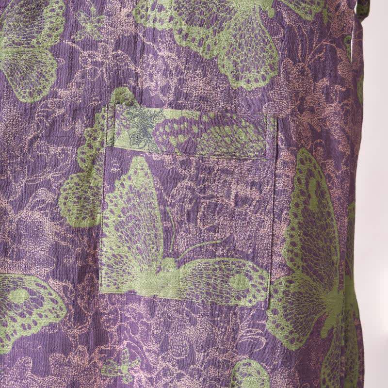 Peignoir de style kimono onirique en gaze de coton à motif papillon - image 14