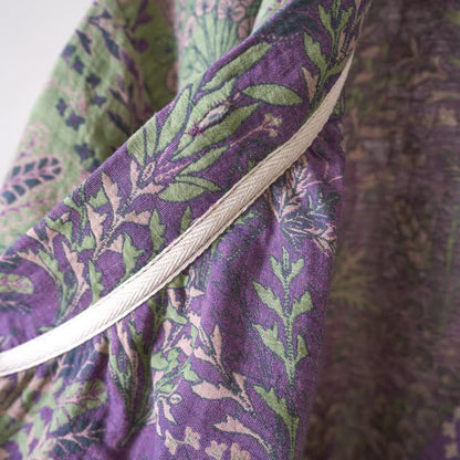 Chemise de nuit en coton à volants à motifs botaniques - image 12