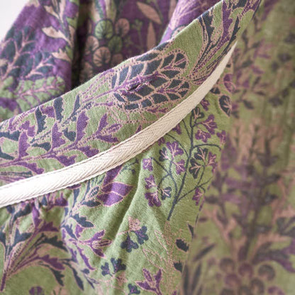 Chemise de nuit en coton à volants à motifs botaniques - image 7