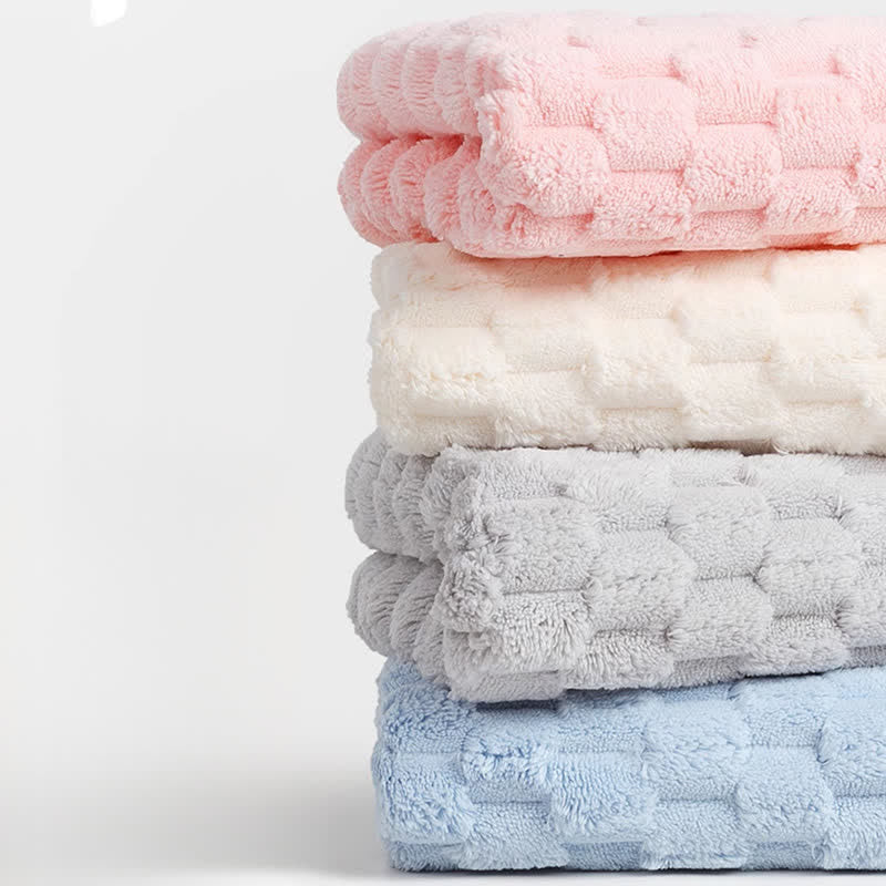 Peignoir à capuche unisexe, couleur unie, absorbant - image 2