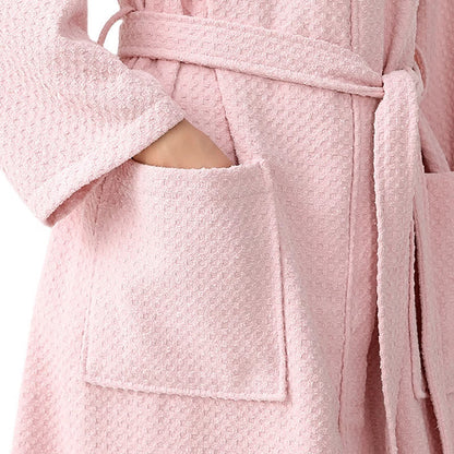 Peignoir de spa en coton piqué gaufré à séchage rapide - image 12