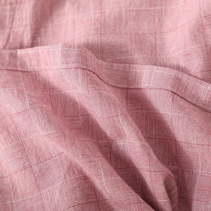 Kimono d'intérieur en gaze de coton à carreaux discrets - image 5