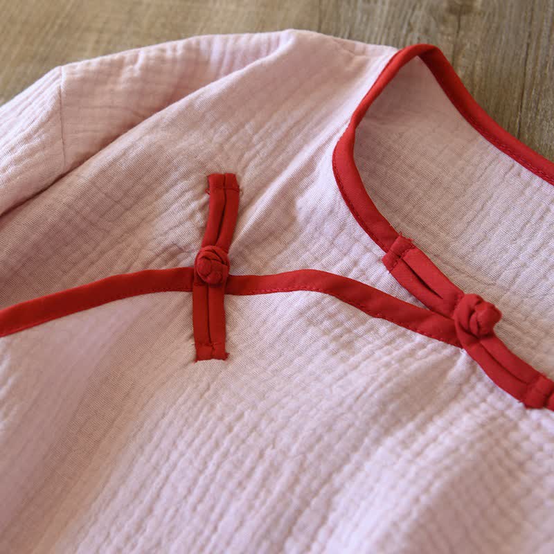 Vêtements d'intérieur de style oriental en gaze de coton, kimono - image 8