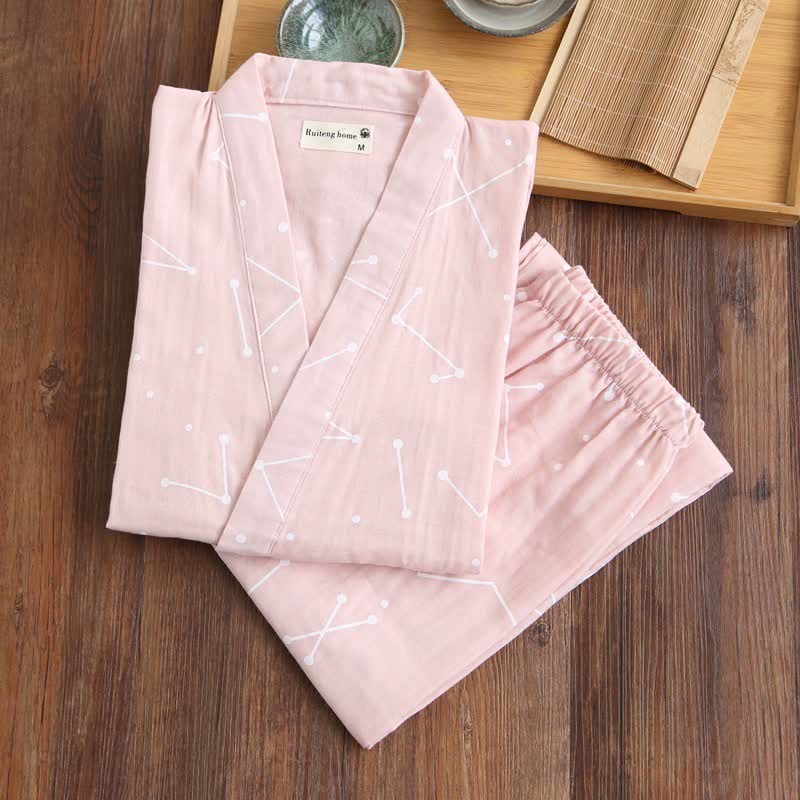 Kimono d'intérieur pour partenaire, en coton - image 3