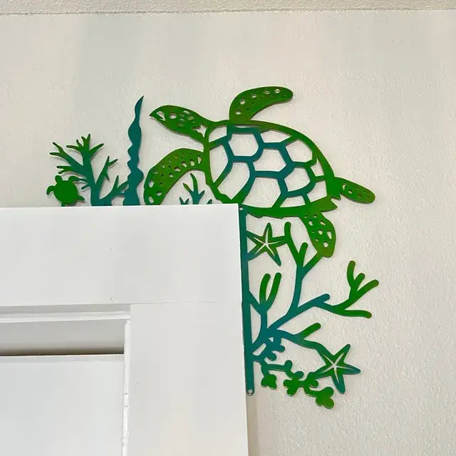 Décoration de cadre de porte avec motifs marins - image 1