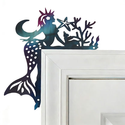 Décoration de cadre de porte avec motifs marins - Sirène - 4 pièces - image 21