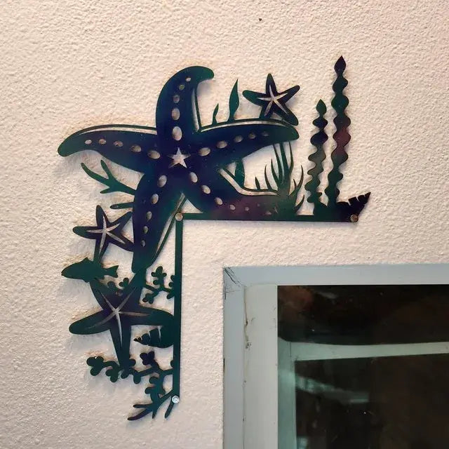 Décoration de cadre de porte avec motifs marins - étoile de mer - 4 pièces - image 16