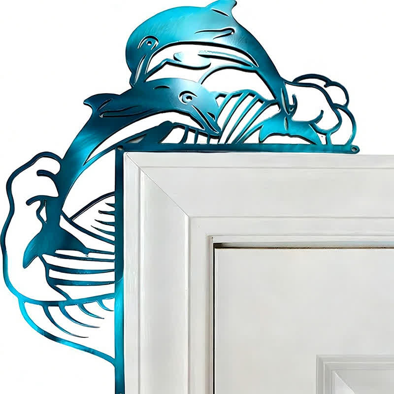 Décoration de cadre de porte avec motifs marins - dauphin - 4 pièces - image 9